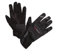 Modeka Sonora Gants de moto, noir-rouge, taille M pour homme