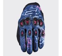 Gants de Moto pour Femmes Estival FIVE Stunt Evo 2 Lady Flowers Rose 81307