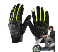 Gants de moto pour hommes,gants de moto Dos de main en polyuréthane | Gants de vélo Vélos de montagne, motos, motos tout-terrain, gants de motocros