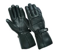Gants de Moto pour l'hiver - Cuir/Thinsulate - imperméables/Thermiques - Homme - Noir - L