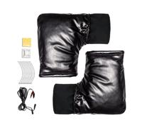 Gants De Moto Pour Poignées | Moufles Chauffantes 12V | Gants De Guidon De Moto Imperméables À Température Constante | pour Motocyclette Cyclisme Quad Vélo ainsi que Voiture Électrique en Hiver