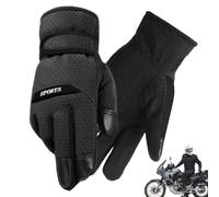 Gants de moto respirants - Protection du poignet et de la cheville - Gants d'hiver chauds pour mobylette, mobylette, mobylette | Gants d'hiver résistants au froid antidérapants avec une bonne prise en