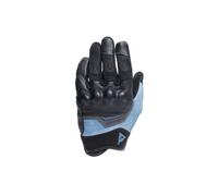 Gants de moto Tissu Femme Dainese ERMEX Été Black/Blue Mirage