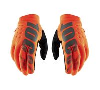 Gants De Motocross 100% BRISKER Orange Noir