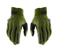 Gants De Motocross 100% COGNITO SMART SHOCK Vert Militaire Noir