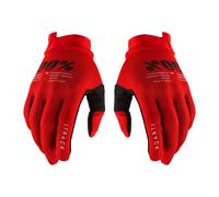 Gants De Motocross 100% ITRACK Rouge Noir