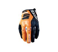 Gants De Motocross Été FIVE Tout Terrain E2 Orange Noir Homologués