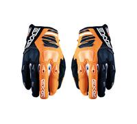 Gants De Motocross FIVE E2 Été Orange Noir