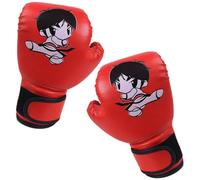 Gants de Muay Thai pour enfants - Gants de boxe d'entraînement en cuir PU de dessin animé, appareil d'entraînement de gym à domicile, équipement d'entraînement pour enfants, kickboxing, Muay Thai, MMA