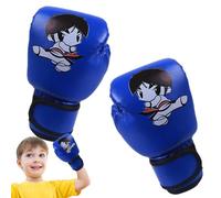 Gants de Muay Thai pour enfants - Gants de boxe d'entraînement en cuir PU de dessin animé, appareil d'entraînement de gym à domicile, équipement d'entraînement pour enfants, kickboxing, Muay Thai, MMA