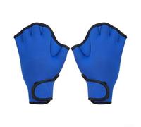 Gants de natation aquatiques de 2 mm d'épaisseur conçus pour résister à l'eau et améliorer la propulsion lors de l'entraînement de natation (S, bleu)