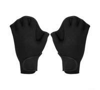 Gants de natation aquatiques de 2 mm d'épaisseur conçus pour résister à l'eau et améliorer la propulsion lors de l'entraînement de natation (S, noir)