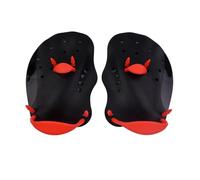Gants de Natation élastiques en Palmes for Doigts , imperméables, légers, réutilisables, Portables, Accessoires d'enseignement auxiliaires(Black,M)