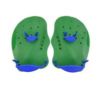 Gants de Natation élastiques en Palmes for Doigts , imperméables, légers, réutilisables, Portables, Accessoires d'enseignement auxiliaires(Green,M)