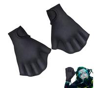 Gants de Natation - Gants de plongée et Aquatique en néoprène de 2 mm | Sangle de Poignet réglable, Doigts palmés pour l'entraînement à la Natation | pour Adultes, , Hommes et Femmes