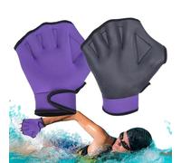 Gants de Natation palmés - Gants Aqua | Gantss Combinaison de plongée, Mitaines en Caoutchouc d'entraînement de Natation, équipement de plongée sans décoloration pour Aider Le Haut du Corps, pagaie