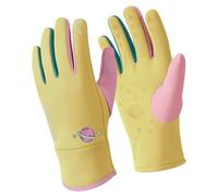 Gants de neige isolants coupe-vent en polyester antidérapant avec doublure en polaire confortable, bracelet élastique pour le ski et la luge, gants de jeu d'hiver, doublure en polaire douce pour