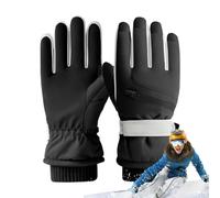 Gants de neige pour hommes et femmes, Gants de ski thermiques pour climats froids, Gants chauds, Gants de ski coupe-vent - Construction thermique polyvalente à cinq couches pour une meilleure