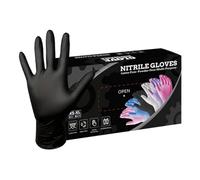 Gants de nettoyage - Nitrile de qualité alimentaire, composite résistant à l'huile, gants cosmétiques | Protection des mains jetable réutilisable avec lisse, cuisine, nettoyage, examen, cheveux