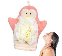 Gants de nettoyage pour le corps - Gants de gommage doux pour le corps - Serviette élastique riche et moussante - Mitaines de douche douces pour la peau pour apaiser