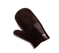 Gants de pansage en caoutchouc Grooming Deluxe Marron TU