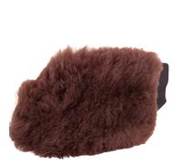 Gants de pansage simple face en mouton BR Equitation Marron TU