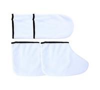 Gants de paraffine - Soin hydratant des mains, Gants en coton et soie | Couvre-mains réutilisables pour spa de 15,5 x 25,5 cm, traitement hydratant doux, outil de beauté pour pédicure