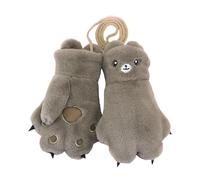 Gants de patte de chat, gants de patte d'- Mitaines de pattes d’animaux pour femmes,Gants à griffes de chat en peluche, mitaines à pattes d'animaux, gants d'hiver épais, accessoires pour adultes