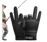 Gants de pêche à 3 doigts,gants de pêche à 3 doigts,Protecteur de doigt unisexe 3 coupes - Gants de sport respirants antidérapants, équipement de à la mouche pour femmes et hommes, course à pied