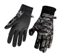 Gants de pêche d'hiver pour homme - Gants de pêche chauds en polaire pour femme - Gants de pêche à la mouche pour écran tactile - Gants chauds antidérapants pour temps froid pour la pêche sur glace