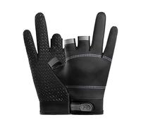 Gants de pêche,Gants de pêche Hommes - Protecteur de doigt unisexe 3 coupes,Équipement antidérapant pour temps chaud et froid, gants de sport respirants pour hommes pour la à la mouche, la cours