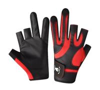 Gants de pêche pour homme et femme | Gants à trois doigts avec bande élastique réglable pour cyclisme, photographie et chasse