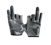Gants De Pêche Pour Hommes - Protection UV Pour Les Mains, Mitaines À Trois Doigts, Équipement D'extérieur Respirant, Vêtements Fins Et Confortables | Pare-soleil Professionnel Sans Doigts Pour Kayak