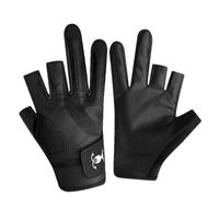 Gants de Pêche Trois Doigts Unisexe Bande Elastique Gants Trois Doigts Bande Elastique Réglable Mitaines pour Cyclisme Photographie Chasse