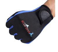 Gants de Plongée, 1 Paire de Gants de Combinaison en Néoprène, Gants de Plongée sous-Marine, Gants de Plongée à Cinq Doigts, Gants de Voile pour la Plongée en Apnée, Le Kayak, Le