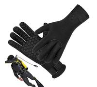 Gants de plongée, chauds, antidérapants, réglables, multi-usages, 3 mm, gants de plongée avec tuba - Gants de plongée pour homme et femme - Pour kayak, canoë, pêche sous-marine, ski, natation, voile