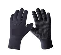 Gants de plongée， Gants d'eau en néoprène 3 mm à Cinq Doigts for Garder au Chaud Les Gants de plongée d'hiver, la plongée avec Tuba, Le Paddle, Le Surf, Le Kayak, la Chasse sous-Marine(S)