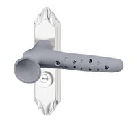 Gants de poignée de porte en silicone - Protection de sécurité antistatique, 15 x 9,3 cm | Ventouse anti-collision pour tige de porte carrée plate résistante à la chaleur accessoire de maison