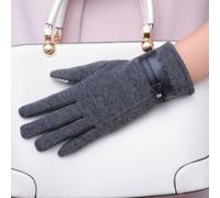 Gants De Poignet Élastiques Pour Femmes, Élégants, À La Mode, Avec Noeud Papillon, Doublure Douce Pour Écran, 2021