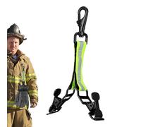 Gants de pompier pour gants de pompiers | Équipement de participation au sauvetage pour la lutte contre l'incendie, sangle en nylon pour gants de pompiers, haute visibilité