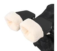 Gants de poussette - Chauffe-mains épais et coupe-vent | Manchon extra doux pour temps froid | Accessoires de poussette confortables pour les parents, voyages d'hiver en plein air, poignée de