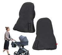 Gants de poussette, chauffe-mains, moufles de poussette, gants pliables, mitaines pour poussette, mitaines d'hiver antigel, imperméables, chaudes, étanchéité réglable