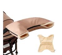 Gants de poussette | Gants de Manchon chauffant pour poussette - Gants de poussette isolés et respirants, cache-chaleurs doublés en peluche pour poussettes, promenades Qumiuu