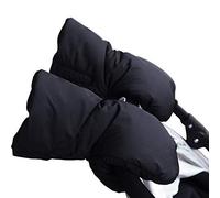 Gants de poussette, gants pour poussette de bébé, gants chauds de poussette, gants en polaire imperméable à l'épreuve du vent pour l'hiver pour parents et soignants (B)