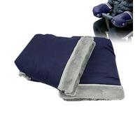 Gants de poussette - Moufles en nylon de 9 pouces | Chauffe-mains en velours - Protège-mains chauds d’hiver pour poussette et remorque de vélo | Design doux et pliable protégeant les main lors