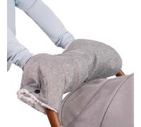 Gants de poussettes en tissu Oxford épais avec doublure en flanelle pelucheuse pour la chaleur hivernale, imperméables, coupe-vent, accessoires généraux de poussettes d'hiver