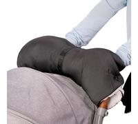Gants de poussettes en tissu Oxford épais avec doublure en flanelle pelucheuse pour la chaleur hivernale, imperméables, coupe-vent, accessoires généraux de poussettes d'hiver