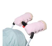 Gants de poussettes pour bébé, gants de protection des mains doublés en peluche pour les parents, accessoires essentiels pour l'hiver, gants pour bébé
