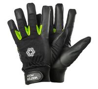 Ejendals TEGERA 517 Gants d'atelier Noir, Vert Latex, Polyester, Polyuréthane