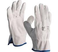 Gants de protection cuir paume fleur et dos croûte de bovin T11 naturel - L-3XLN